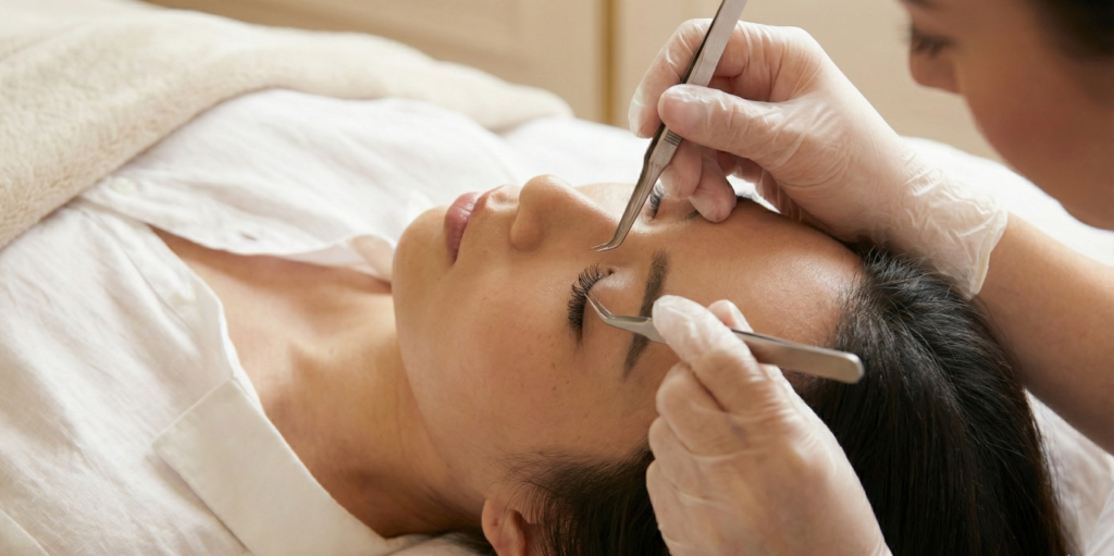 ANGELIQUE アンジェリーク香里園のまつ毛施術